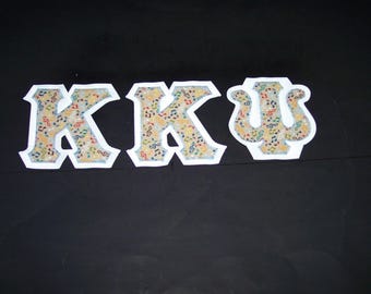 Kappa Kappa Psi Shirt -- Music Notes on White Twill