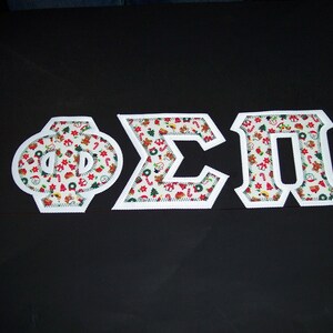 Phi Sigma Pi Shirt -- Xmas Imojis on White Twill