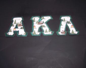 Alpha Kappa Lambda Shirt -- Camping on Green Twill