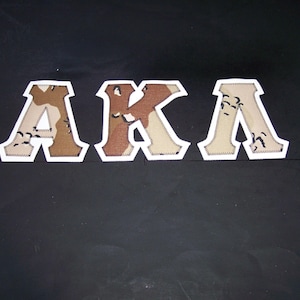 Alpha Kappa Lambda Shirt -- Camo on White Twill