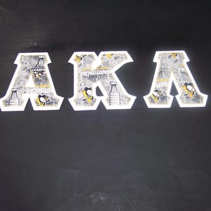 Alpha Kappa Lambda Shirt -- Pittsburgh Hockey on White Twill