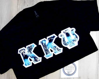 Kappa Kappa Psi Shirt -- Design on White Twill