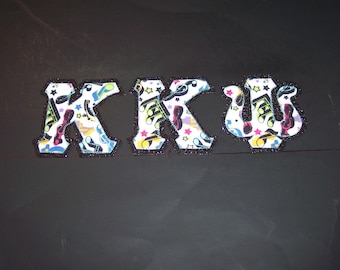 Kappa Kappa Psi Shirt -- Music Notes on Black Glitter