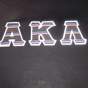 Alpha Kappa Lambda Shirt -- Stripes on White Twill