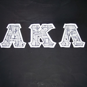 Alpha Kappa Lambda Shirt -- Golf Clubs on White Twill