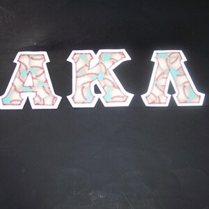 Alpha Kappa Lambda Shirt -- Baseballs on White Twill
