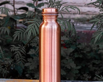 AANNY Plain Finished Copper Bottle 32 OZ