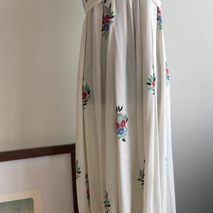 Amazing Ossie Clark for Radley Moss Crepe (Celia Birtwell) Dress