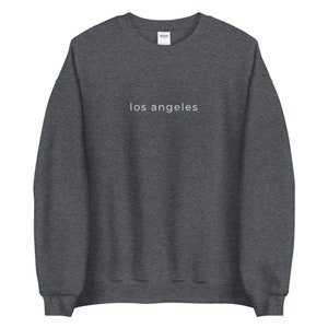 Los Angeles Sweatshirt | Los Angeles Pullover | Los Angeles Crewneck | California Tshirt | Vintage Sweatshirt | Embroidered Sweatshirt image 4