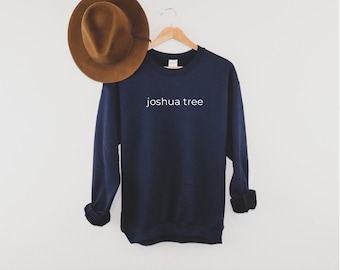 Joshua Tree Sweatshirt | Joshua Tree Pullover | Joshua Tree Crewneck | California Tshirt | Vintage Sweatshirt | Embroidered Sweatshirt