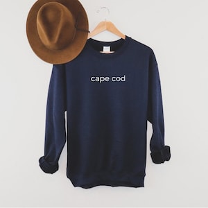 Cape Cod Sweatshirt | Cape Cod Pullover | Cape Cod Crewneck | Cape Code Tshirt | Vintage State Sweatshirt | Cape Cod Embroidered Sweatshirt