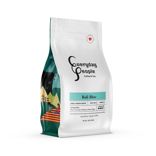 Bali Blue Indonesian Single Origin Coffee Dark Roast 12oz. Bag