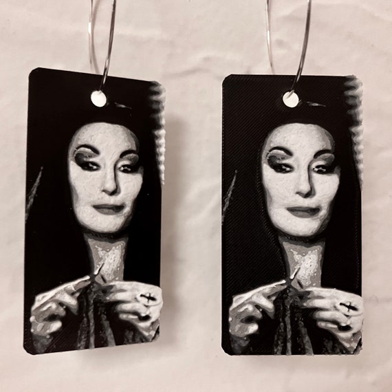 Morticia addams earrings best sale