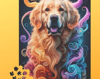 Golden Retriever Jigsaw Puzzle 30 to 500pc Dog Lover Gift for Kids Adults