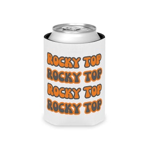 Rocky Top Koozie Regular & Slim Fit Can Cooler, University Of Tennessee Can Cooler, Tennessee Volunteers Football Koozie, Tennessee Fan Gift