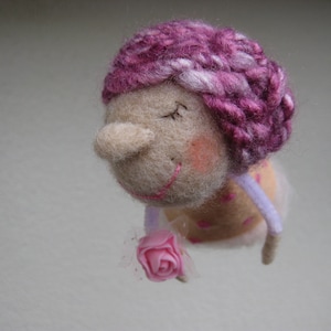 Pequeños creadores de felicidad, ángeles de la guarda, muñeca de arte, regalo, amuleto de la suerte, decoración