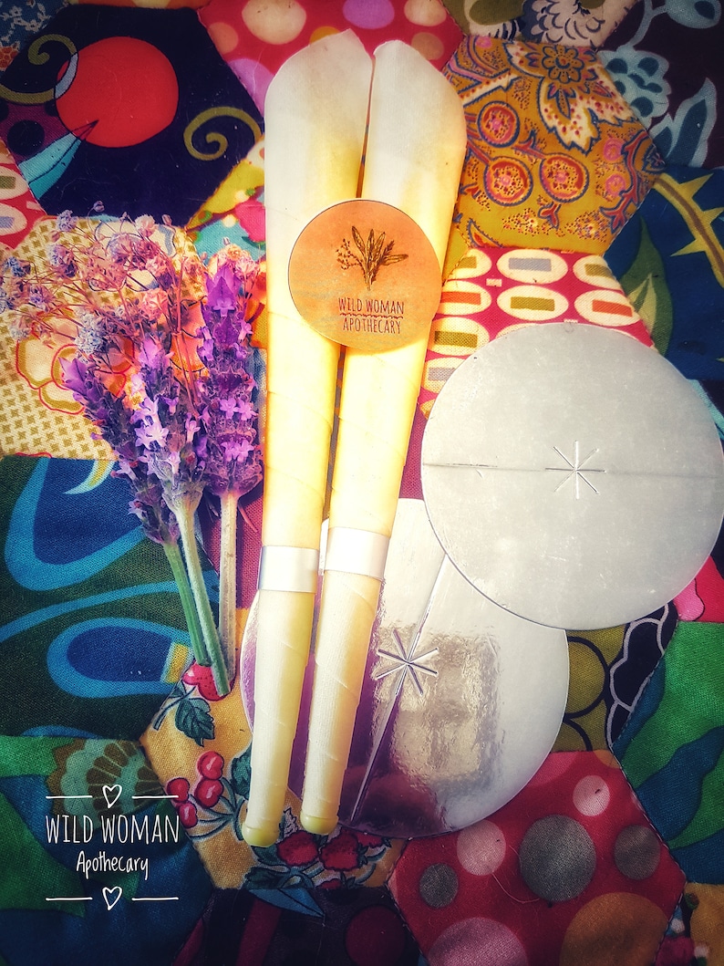 Lavender Infused Beeswax Ear Cleaner Candles With Free Discs Lavender Infused Beeswax Ear Cleaner Candles With Free Discs