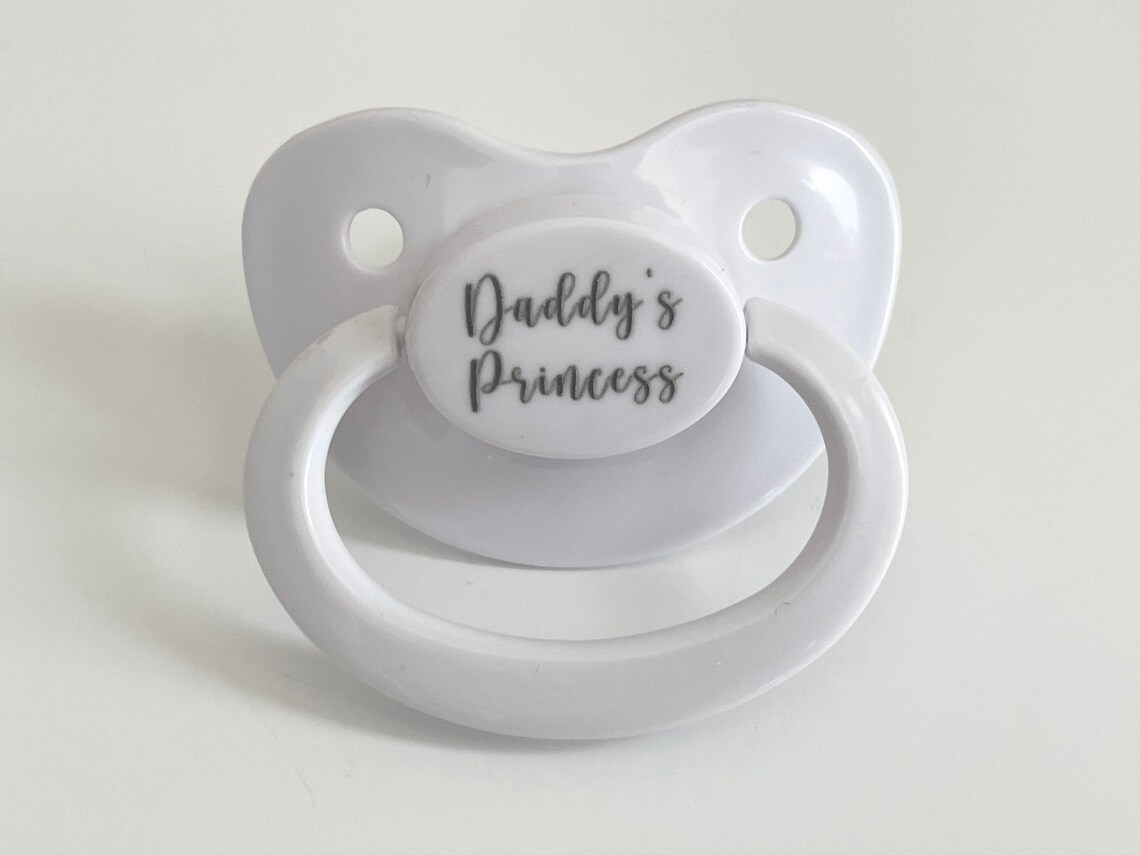 Adult DDLG Pacifier DDLG Baby Pacifier Any Text Design Etsy