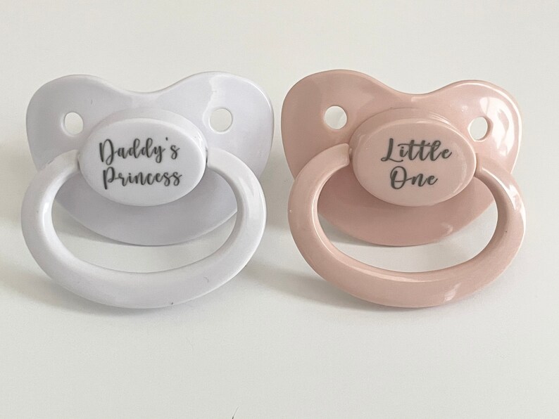 Adult DDLG Pacifier DDLG Baby Pacifier Any Text Design Etsy