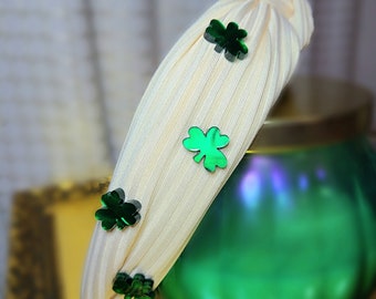 Kleeblatt Stirnband, St. Patricks Day Stirnband