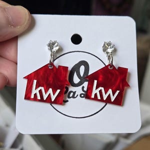KW Earrings, Realtor