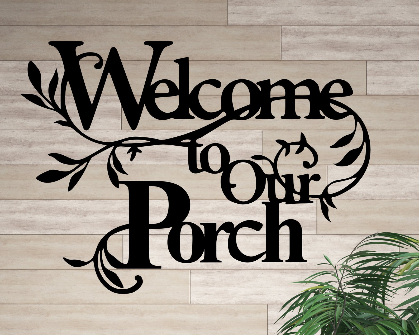 to Our Porch Sign Metal Porch Sign Etsy