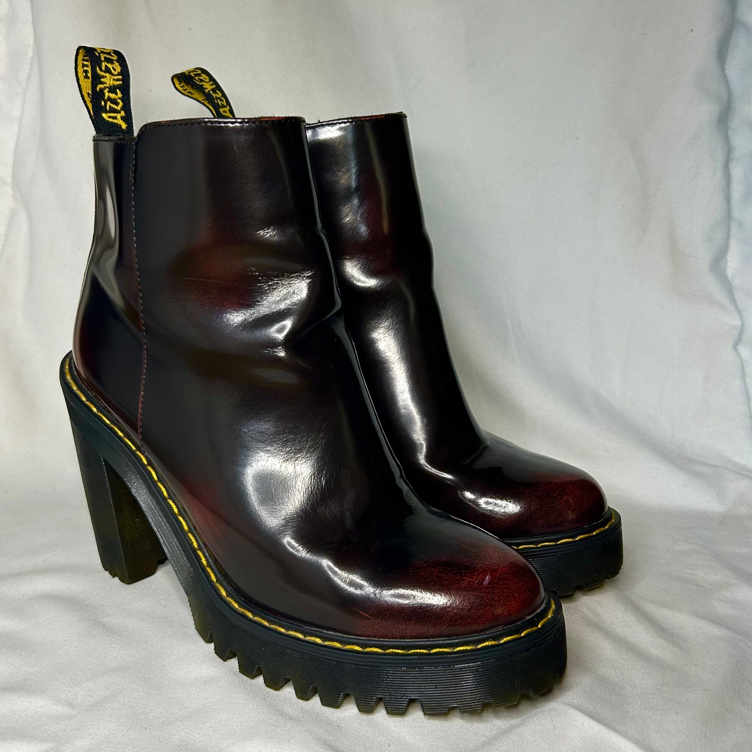 Dr martens boots with heels sales
