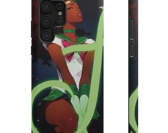 Svart Sailor Jupiter mobilskal | Stöttåligt fodral