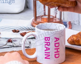 ADHD-hjärna Keramisk kaffemugg - Temugg