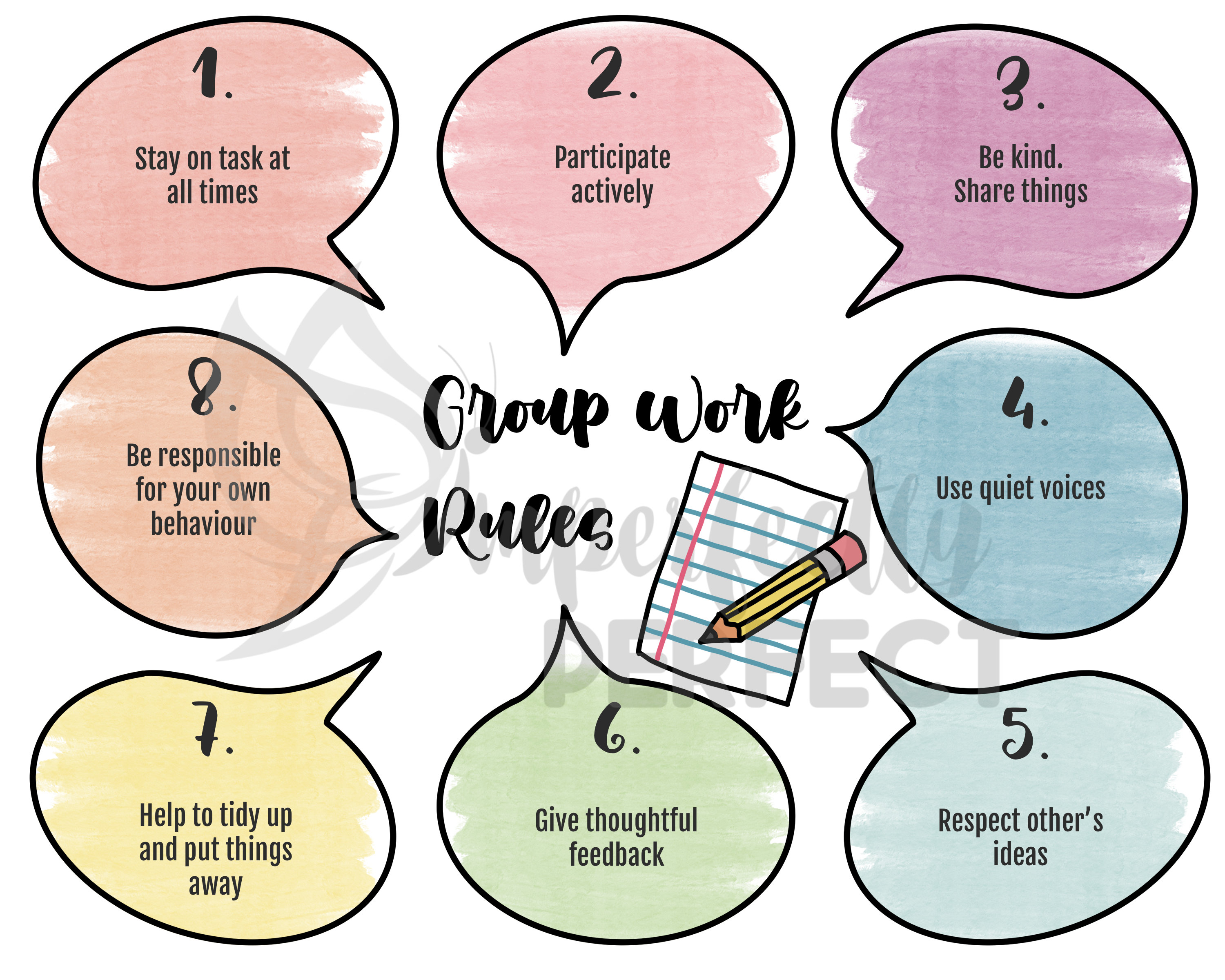 GROUP WORK POSTER - Etsy