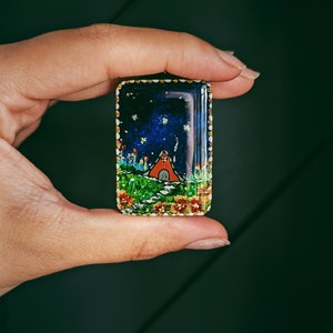 Magnet-Whimsical-Hand Painted Fireflies