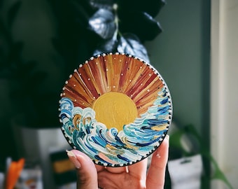 Hand Painted Drink Coaster - Multiple Designs