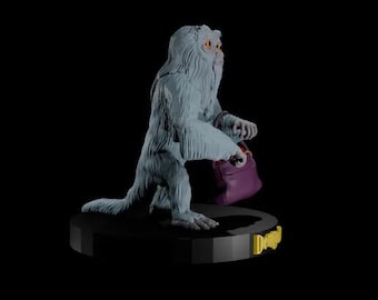 Demiguise Statue, Hand Painted Resin Figure, Beasts Collectible Decor