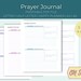 Prayer Journal Page Prayer Request Notebook, Christian Planner Letter ...
