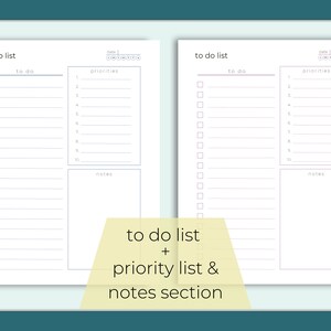 May include: A printable to-do list template with sections for to-do items, priorities, and notes. The template has a simple design with a white background and black text.