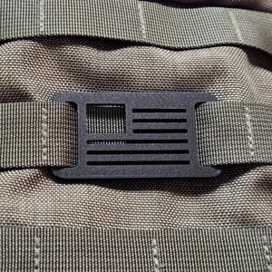 Minimalistic US Flag MOLLE Clip