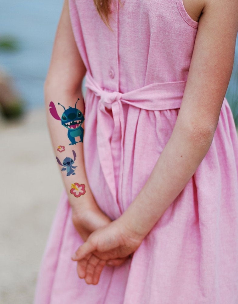 Lilo and Stitch Temporary Tattoo for Children - Etsy UK