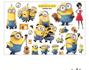 Minions Tattoos for Kids Plate #2