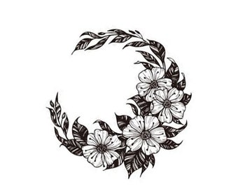 Temporary Tattoo Flower Crown - Etsy