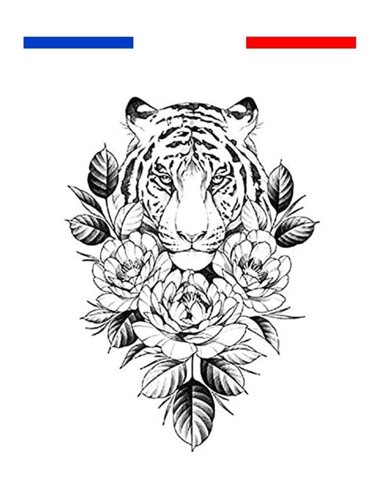 Blackwoods Tattoo   Tiger 2   tiger peonies flowers drawing pen  ballpointpen sketch inkdrawing stayhome blackworknow illustrations  blackwoodstattoosingapore  Facebook