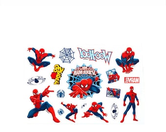 Tatuaje temporal del Hombre Araña