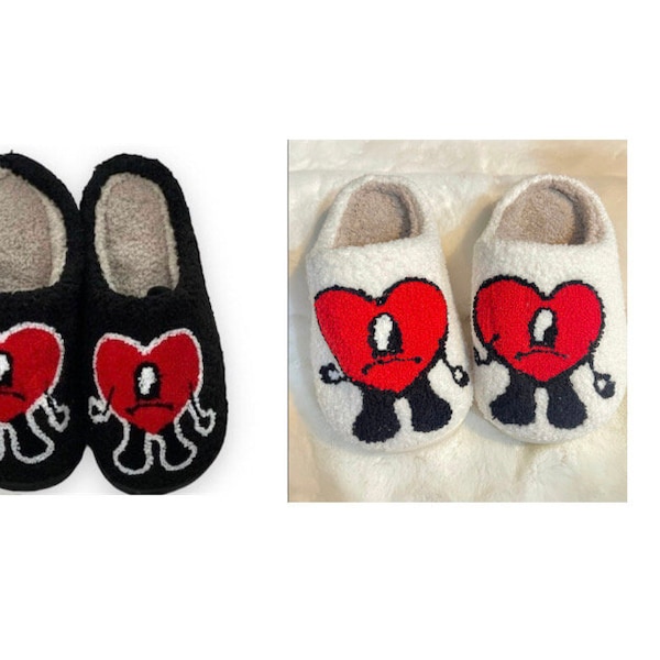 Bad Bunny Slippers/ A summer without you slippers/ “a summer without you” slippers/