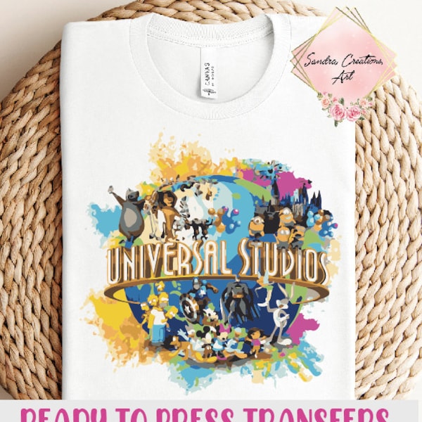 Universal Studios Iron on Decals - Etsy