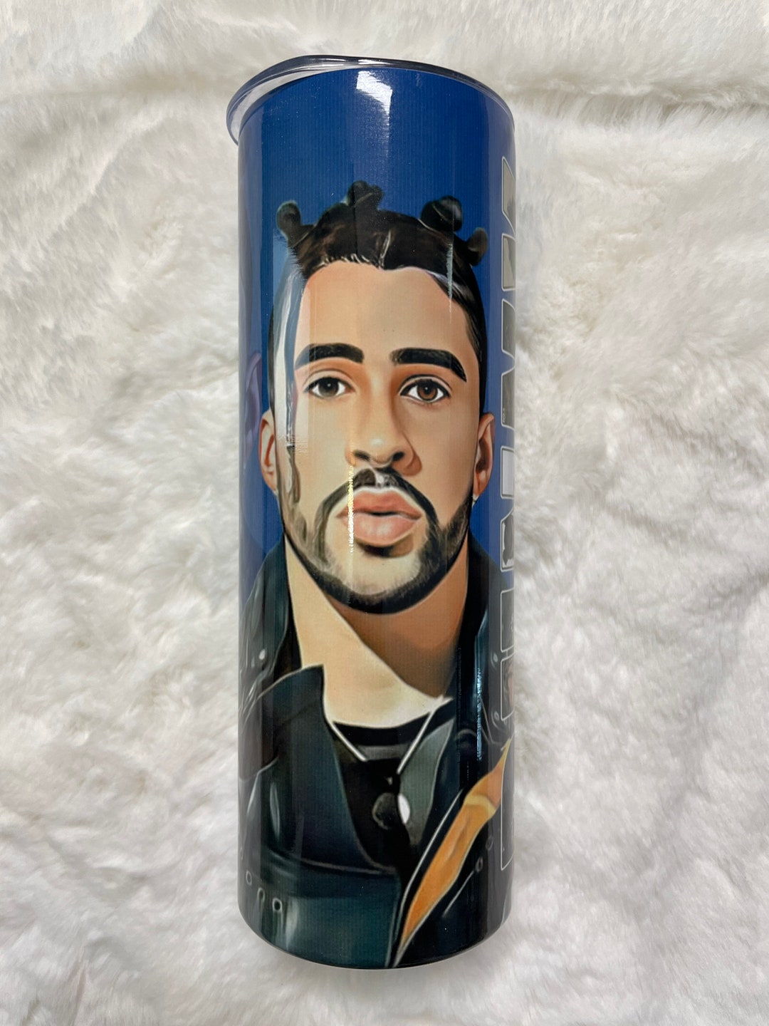 Bad Bunny 20 Oz Tumbler/ Bad Bunny Tumbler/ Bad Bunny Gift/ Bad Rabbit Tumbler/ Bad Rabbit Gift