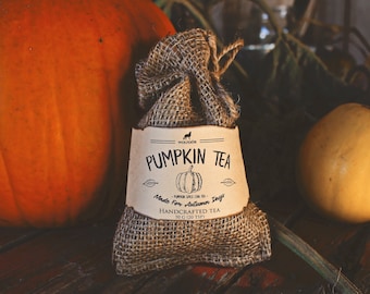 Pumpkin Tea - Sweet Autumn Pumpkin Chai Tea - Halloween, Medieval, Witchcraft, Fantasy & Fall Inspired