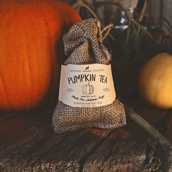 Pumpkin Tea - Sweet Autumn Pumpkin Chai Tea - Halloween, Medieval, Witchcraft, Fantasy & Fall Inspired