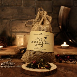 Odin&#39;s Offering - Apple, Pomegranate Lavender Green Tea - Viking, Norse, Nordic, Medieval, Fantasy, Pagan, Scandinavian Inspired
