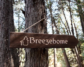 Breezehome Sign - Handcrafted Skyrim Decor - Gaming, Elder Scrolls, Fantasy, Medieval, Cottage, Gamer Inspired