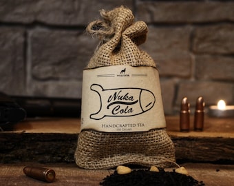 Nuka Cola Tea - Caramel Vanilla Black Tea - Gaming, Fallout, Apocalypse, Gamer Gift Inspired