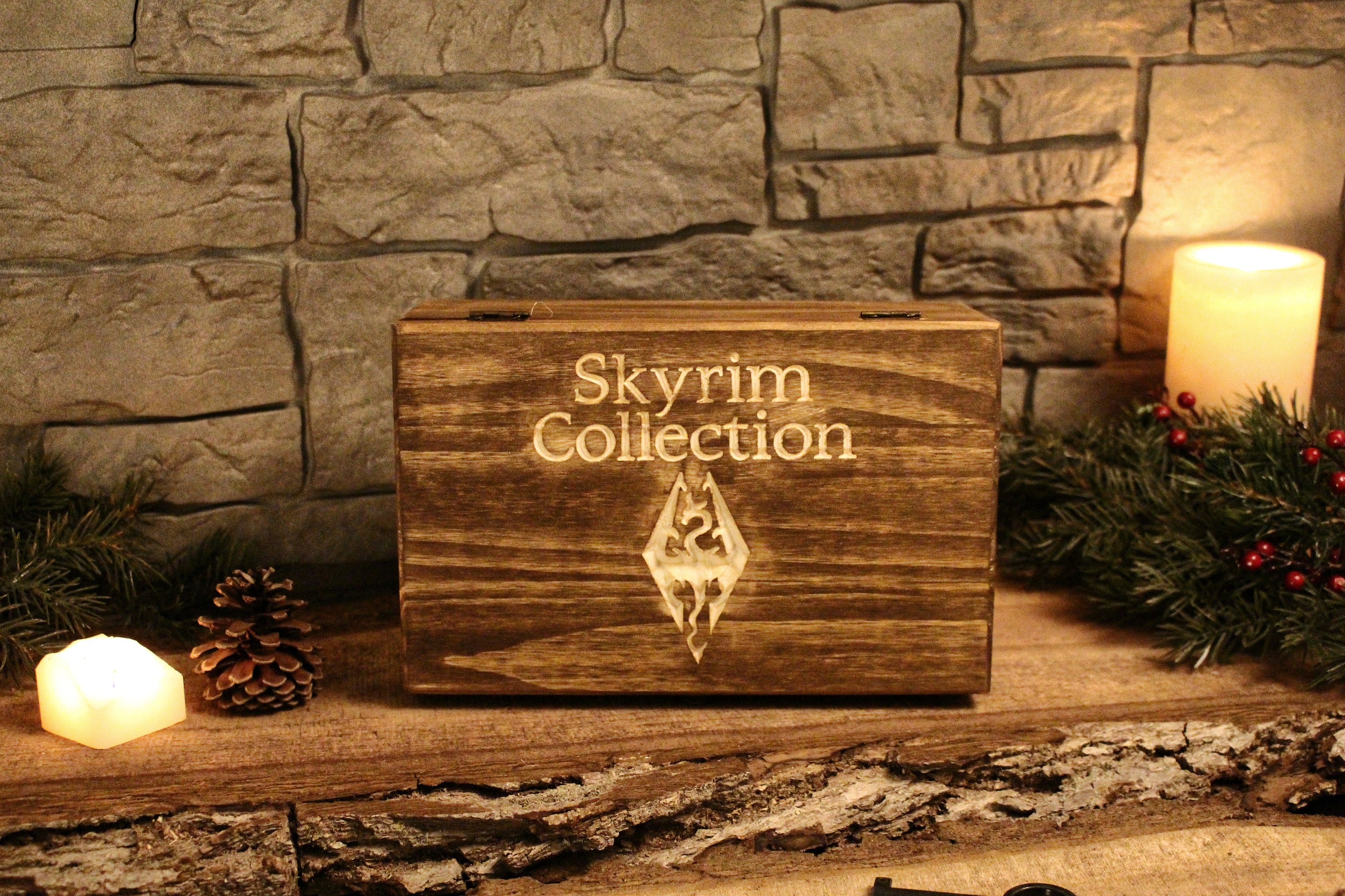 Handcrafted Skyrim Collection Tea Chest & Set of 3 Teas - Etsy